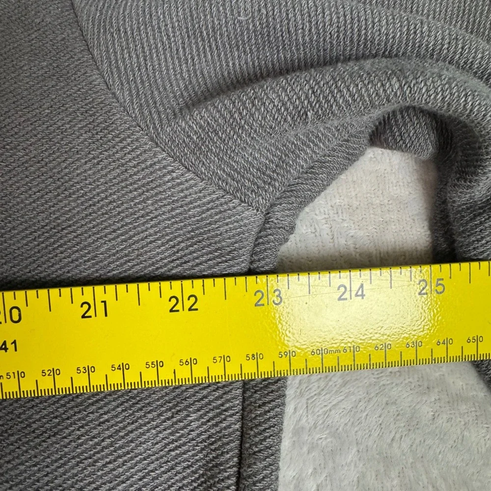NWOT American Giant Mens French Terry‎ Twill Shacket L Gray Button Up Outdoors